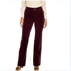 Talbots Rich Burgundy Stretch Corduroy Pants, 8